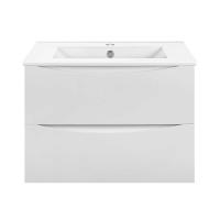 Тумба  подвесная Vincea Mia Slim VMC-2MC600S1GW 60 см  2 ящика цвет G.White 