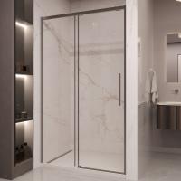 Душевая дверь Vincea Stella VDS-1ST150CLGM 150 см стекла прозрачные, профиль вороненая сталь