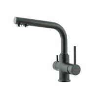Смеситель для кухни Lemark Comfort LM3061PAN с подключением к фильтру антрацит