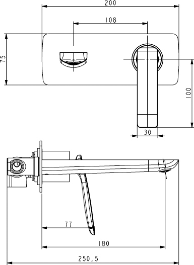 Смеситель для раковины Timo Helmi 4071/00-16SM белый/хром