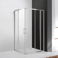 Душевой угол Cezares Molveno MOLVENO-AH-21-90+30-C-Cr-IV квадратная   стекла , профиль хром