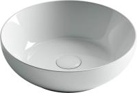 Раковина накладная круглая Ceramica Nova Element CN6020 фарфор цвет белый