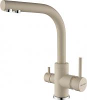 Смеситель для кухни Paulmark Essen Es213011-BE с подключением к фильтру бежевый
