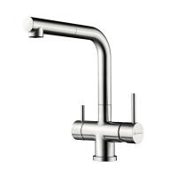 Смеситель для кухни Omoikiri Takamatsu-S 4994346 с подключением к фильтру нержавеющая сталь