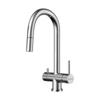 Смеситель для кухни Omoikiri Akita-S 4994302 с подключением к фильтру нержавеющая сталь