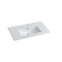 Раковина мебельная прямоугольная Vincea  VBS-13980S1 фарфор цвет белый