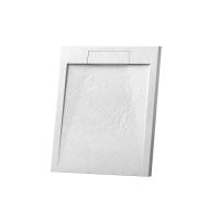 Душевой поддон низкий Vincea VST-4SRL VST-4SRL9090W квадратный литьевой мрамор 90x90 белый матовый