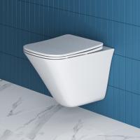 Унитаз подвесной BelBagno Marmi BB052CHR Rimless фаянс белый