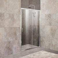 Душевая дверь BelBagno Unique UNIQUE-BF-1-100/115-C-Cr 100-115 см стекла прозрачные, профиль хром