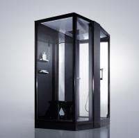 Душевая кабина с крышей Orans Diamond SR-89102LS Black прямоугольная  150x100 стекла прозрачные, профиль черный