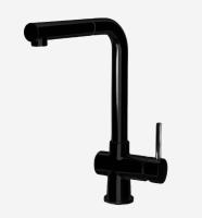 Смеситель для кухни Webert Lisbona LS940302560 без подключения к фильтру черный