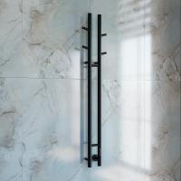 Полотенцесушитель электрический Vincea  П2  25х130 VTD-1D2BE черный матовый