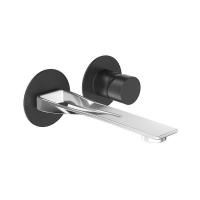 Смеситель для раковины Webert ONE-B NB830606441 черный/сталь
