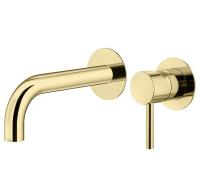 Смеситель для раковины Plumberia Selection IXO KITXO1135OR210 золото 24К