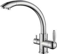 Смеситель для кухни Paulmark Essen Es213001-CR с подключением к фильтру хром