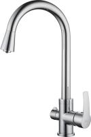 Смеситель для кухни D&K Rhein DA1361601 с подключением к фильтру хром