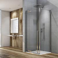 Душевой угол Aquanet Ideal AE-AXC94MZ-S-C прямоугольная  стекла прозрачные, профиль хром