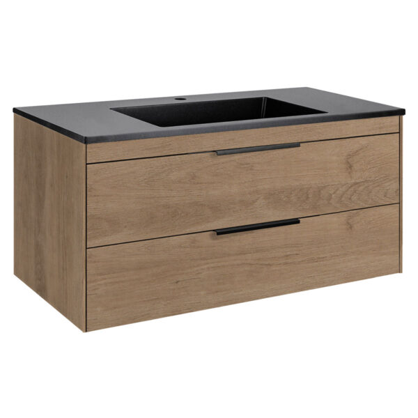 Тумба  подвесная Vincea Chiara 2D VMC-2C2100NO 100 см  2 ящика цвет N.Oak 