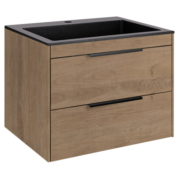 Тумба  подвесная Vincea Chiara 2D VMC-2C2600NO 60 см  2 ящика цвет N.Oak 