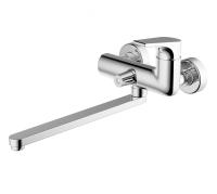 Смеситель для ванны или душа Bravat Vega F6119177CP-01L настенный 
без термостата хром