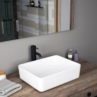 Раковина накладная прямоугольная Maretti Umbria UM13NS03-844 фарфор цвет белый