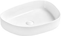 Раковина накладная овальная BelBagno  BB1435 фаянс цвет белый