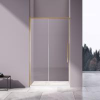Душевая дверь Vincea Slim-N VDS-4SN140CLG 140 см стекла прозрачные, профиль брашированное золото