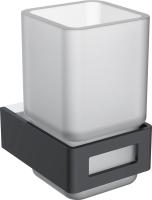 Стакан для зубных щеток Boheme Q 10944-CR-B Сhrome&Black