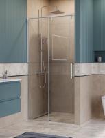 Душевая дверь BelBagno Soft Close-1 SOFT_CLOSE-1-BF-1-110-C-Cr 110 см стекла прозрачные, профиль хром