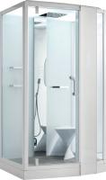 Душевая кабина с крышей Orans Diamond SR-89105RS White прямоугольная  120x90 стекла прозрачные, профиль белый