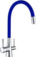 Смеситель для кухни Lemark Comfort LM3075C-Blue  