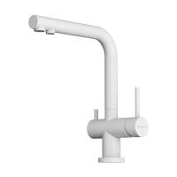 Смеситель для кухни Omoikiri Nagano-P 4974054 с подключением к фильтру белый