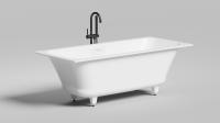 Ванна из искусственного камня Salini Orlanda Axis Kit 103322M 180x80