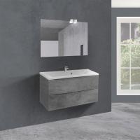 Тумба  подвесная Vincea Mia VMC-2MA900BT 90 см  2 ящика цвет Beton 
