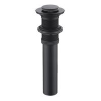 Донный клапан Bravat P6443BW-ENG, черный, латунь