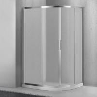 Душевой угол BelBagno Sela SELA-RH-2-100/80-Ch-Cr прямоугольная-асимметричная  стекла , профиль 