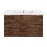 Тумба  подвесная Vincea Mia Slim VMC-2MC900S1RW 90 см  2 ящика цвет R.Wood 