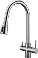 Смеситель для кухни Paulmark Lange La214212-CR с подключением к фильтру хром