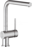 Смеситель для кухни Kludi L Steel 45803F877 без подключения к фильтру нержавеющая сталь