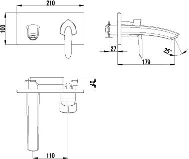 Смеситель для раковины Lemark Mars LM3526C хром