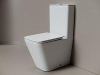 Унитаз напольный Ceramica Nova Cubic CN1803T Tornado фарфор белый