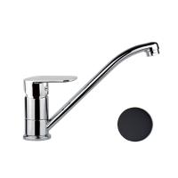 Смеситель для кухни Webert Sax Evolution SE920102560 без подключения к фильтру черный