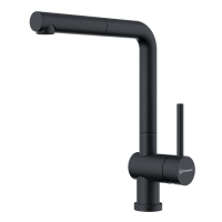 Смеситель для кухни Omoikiri Akashi-S 4994573 без подключения к фильтру черный
