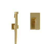 Гигиенический душ Wasserkraft Aisch А55094 встраиваемый в стену золото