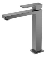 Смеситель для раковины Boheme Qubic 472-GM графит