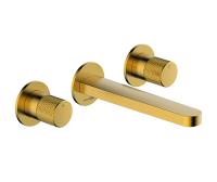 Смеситель для раковины Wasserkraft Schunter 8245 матовое золото