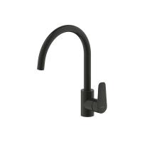 Смеситель для кухни Bravat Source F7173218BW-ENG без подключения к фильтру черный