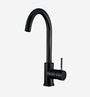 Смеситель для кухни Webert Yen YN920302560 без подключения к фильтру черный