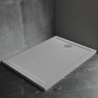 Душевой поддон низкий Veconi Pietra G PT-G-12090-RU прямоугольный литьевой мрамор 120x90 серый матовый