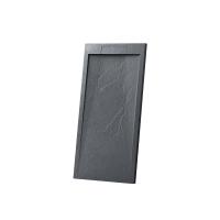 Душевой поддон низкий Vincea VST-4SRL VST-4SRL9012A прямоугольный искусственный камень 120x90 темно-серый матовый